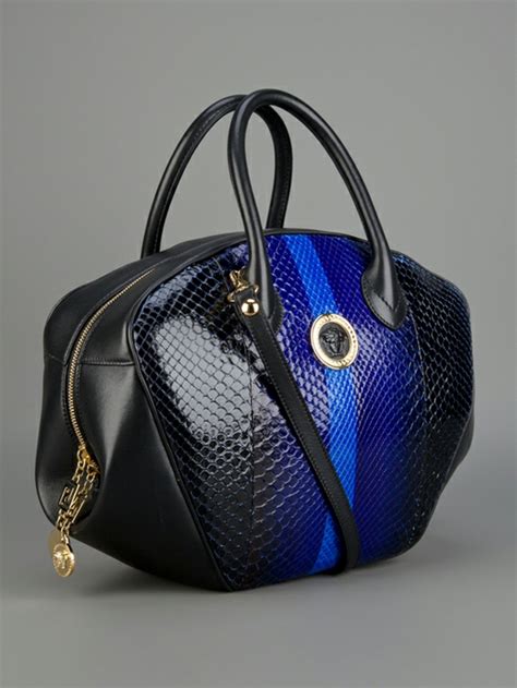 versace collection tasche blau|Versace bags bloomingdale's.